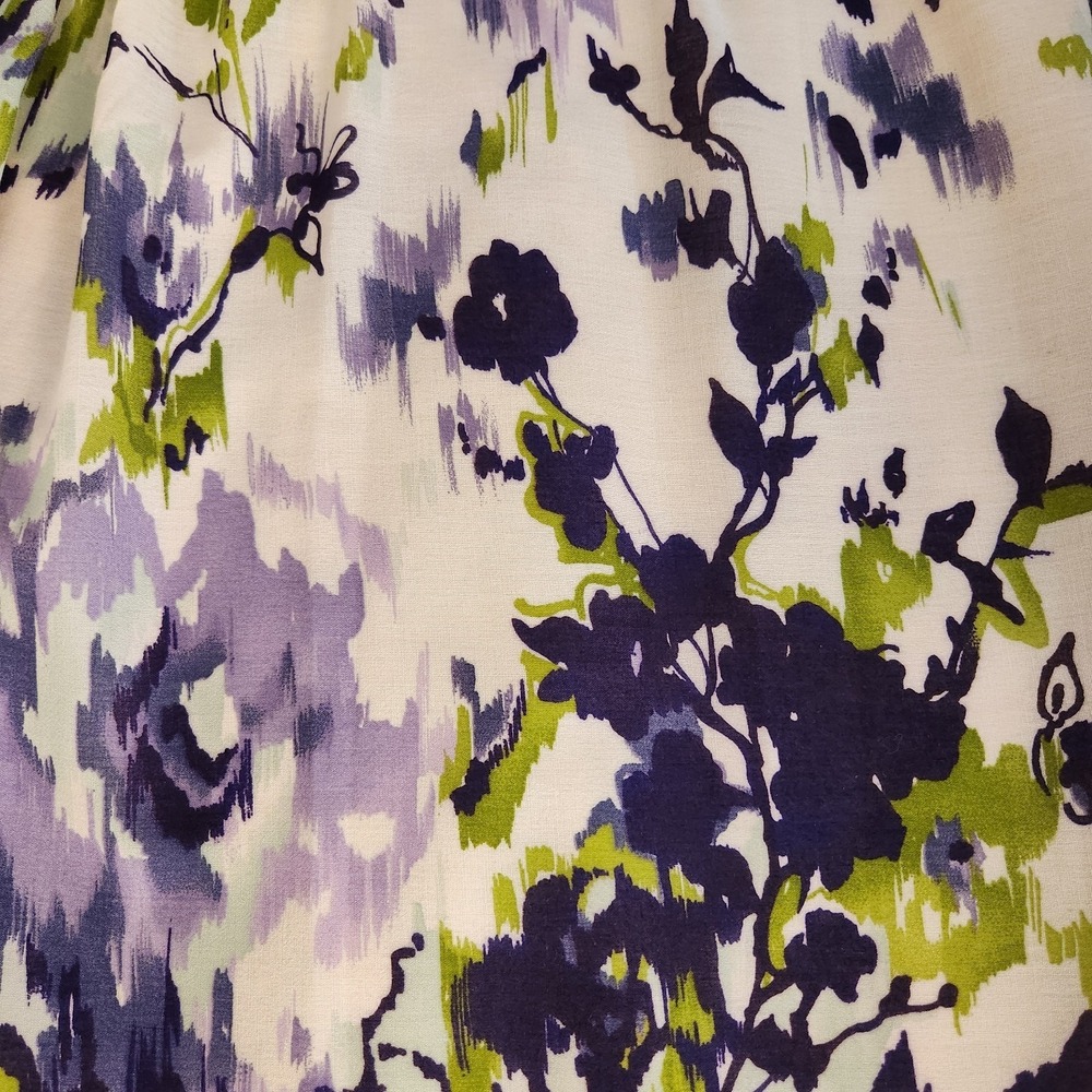 Coldwater Creek Belted Floral Wedding/Classic/Old-money Midi Dress 14 - Picture 5 of 12